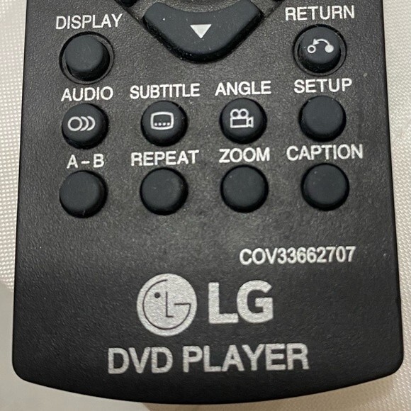 Original LG DVD Player Remote Control Model COV33662707 Replacement Controller - Picture 4 of 4